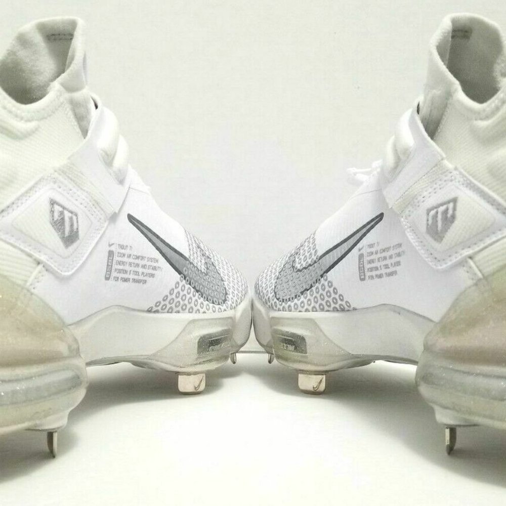 Nike Force Zoom Trout 7 White CI3134-101 Baseball MIKE TROUT RaRe Men's … - Picture 10 of 10